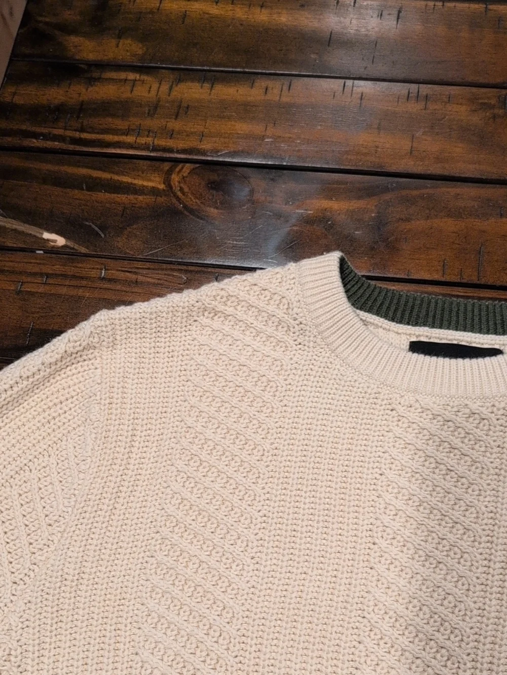Bonobos Cotton Cashmere Cable Crew Neck Sweater